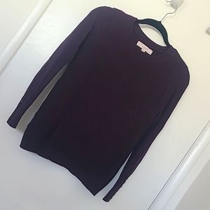 Eggplant Purple Knit Sweater